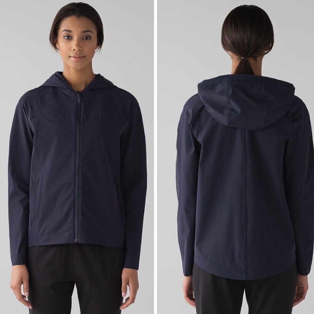 Lululemon Midnight Navy On the Fly Zip Up Jacket 37434